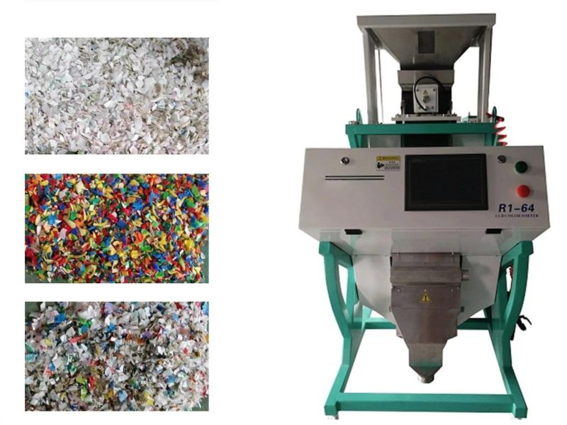 Plastic Color Sorter Machine with CCD Camera