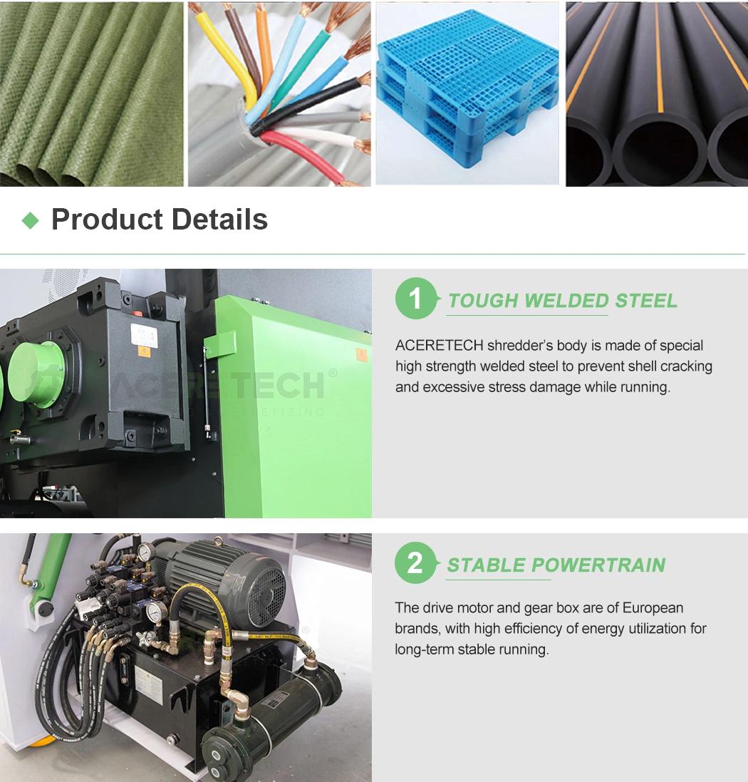 Ms (030) Well Made in Stock Single Shaft Plastic Crusher Shredder Machine for Plastic Bags