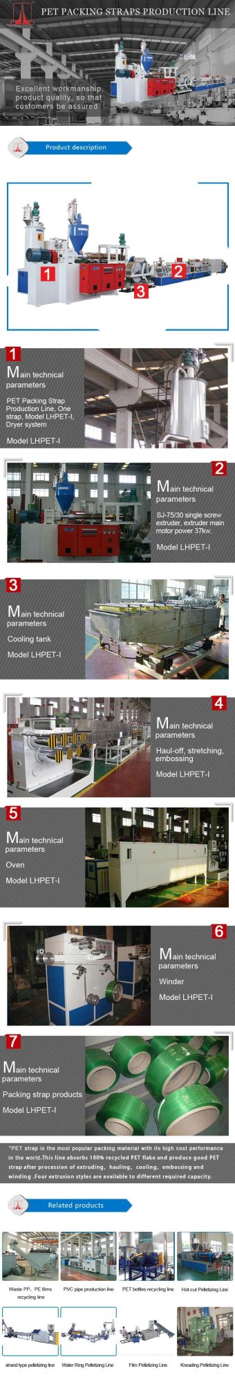 Plastic Packing Strap Extrusion Line