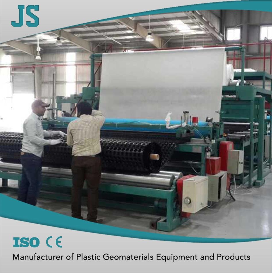 Plastic Water Drain Board Dimpled Panel Sheet Machine