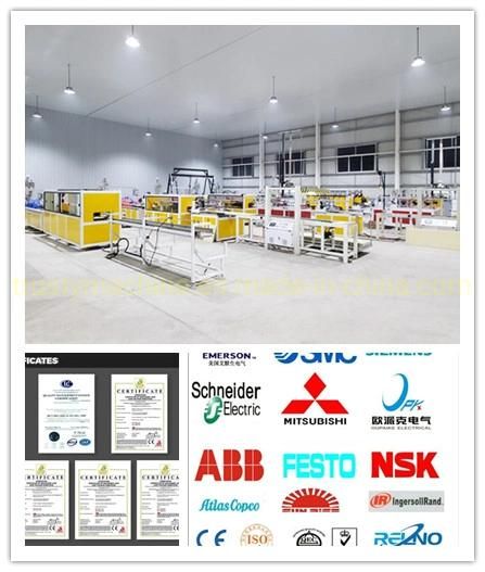 Plastic PVC/ UPVC/WPC Door Frames/ Ceiling /Wall Panel/Skirting Extrusion Line