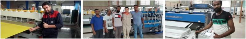 Tongsan 2600mm PP Hollow Corrugated Sheet Making Machine for India Customer