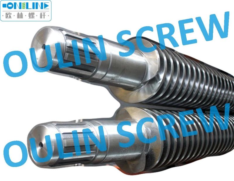 92/188 Twin Conical Screw and Barrel for WPC Door, Spc Floor