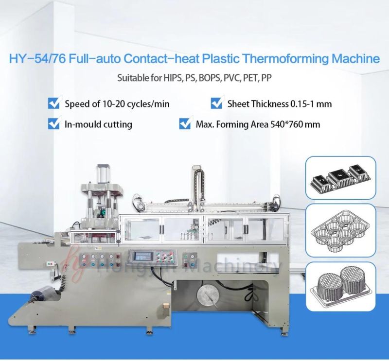 Full-Automatic PVC Thermoforming & Stacking Machine (HY-540760)