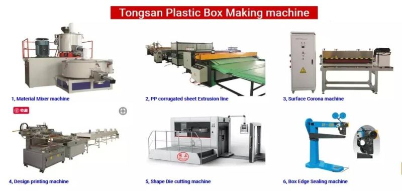 1220-2450mm PP Hollow Corrugated Sheet Board Plastic Extruder Machine