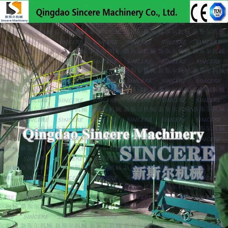Plastic Culvert Pipe Extrusion Production Line From HDPE/PE/Polyethylene (DN2000 DN3000)