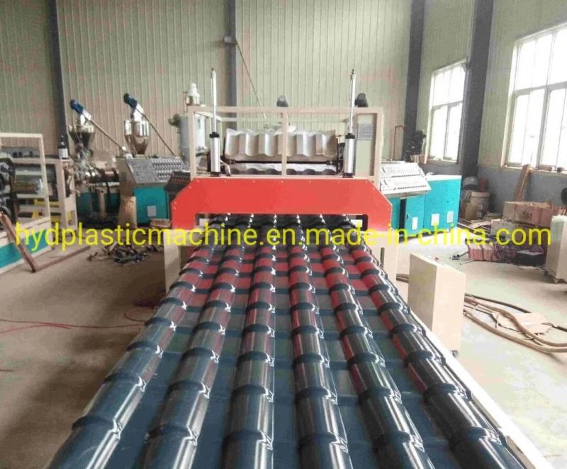 PVC+PMMA/ASA Glazed Roof Tile Production Line