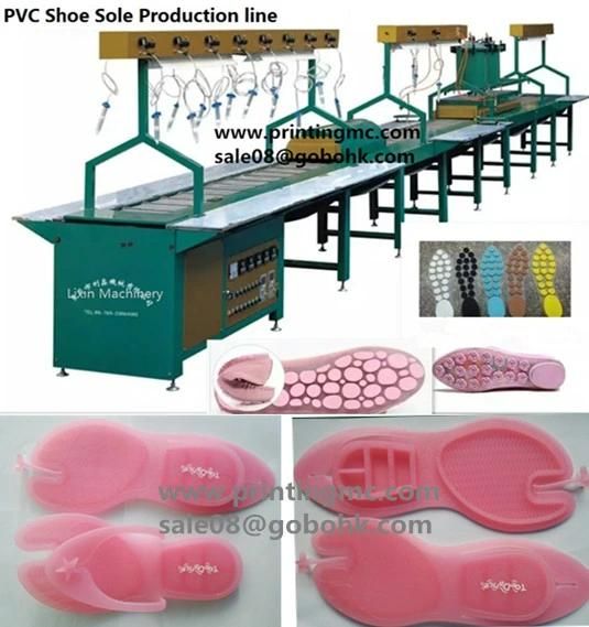 One-Piece Sandal Making Production Line Full Automatic and Semi Automatic