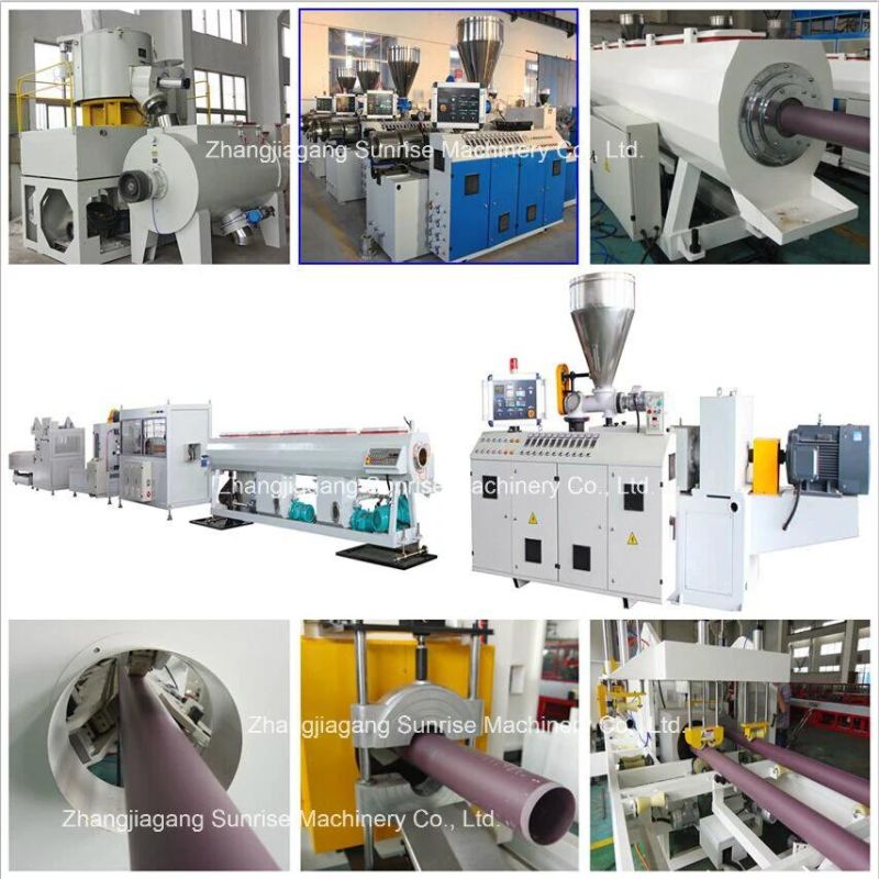 Complete Plastic PVC Pipe Production Line