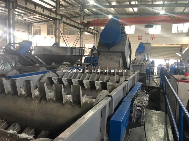 LDPE HDPE PE Film Shredding Crushing Washing Line Woven Bags Plastic Recycling Plant Machine