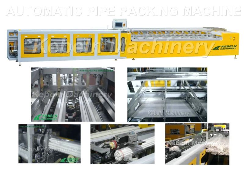 UPVC PVC PPR Drainage Drain Water Supply Pipe Produce Extrusion Pipe Packing Machine