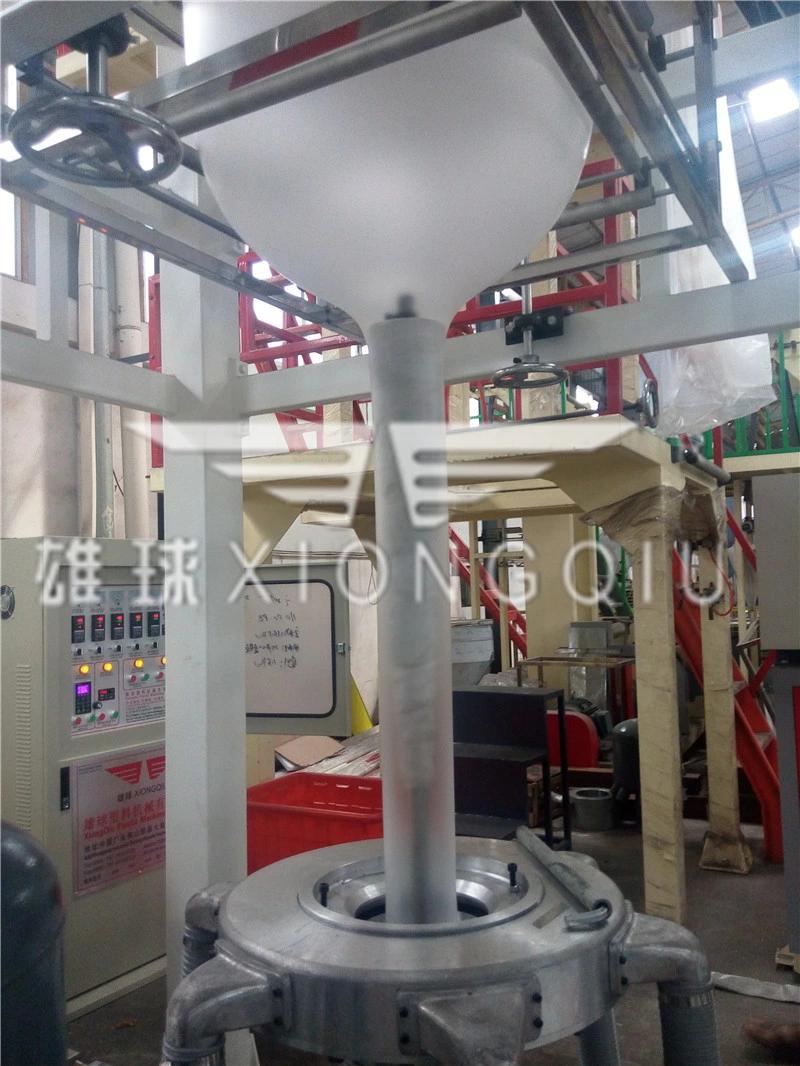 Xiongqiu 800mm High Output HDPE/LDPE/LLDPE Plastic Film Blowing Machine for T-Shirt Bags