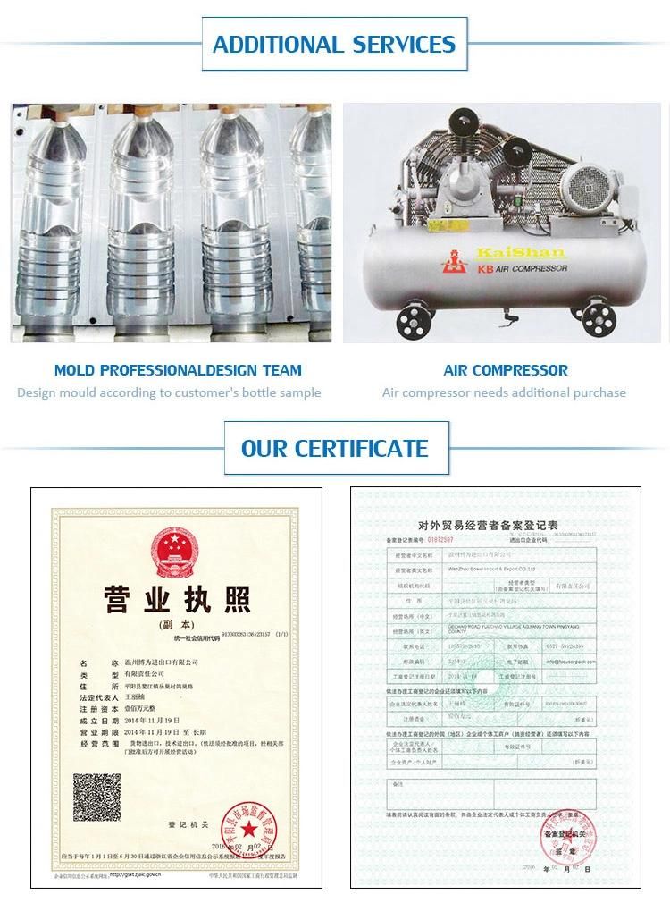 600 700 800 Bph Pet Bottle Blow Moulding Machine Price