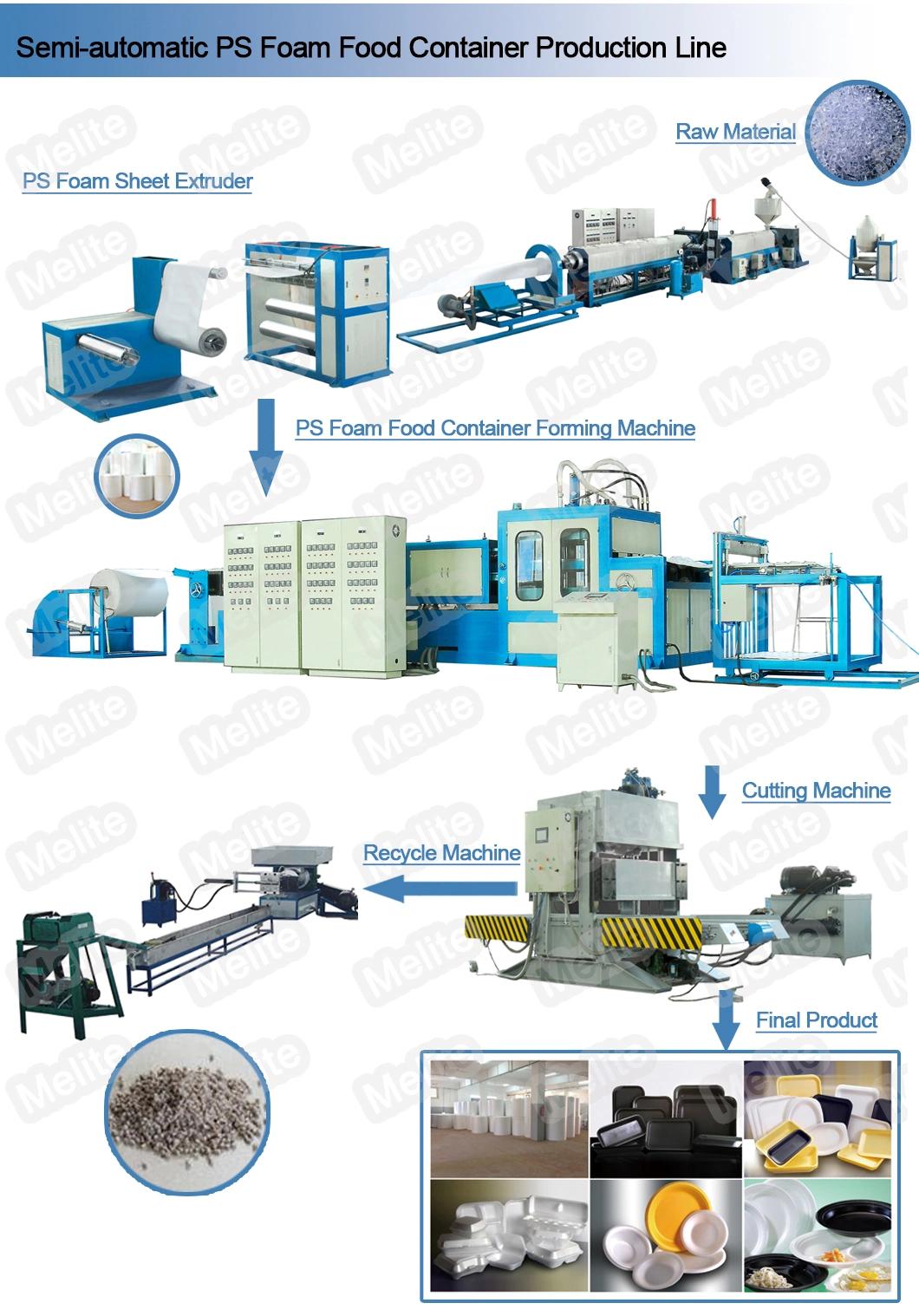 Ce Approved PS Foam Food Container Production Line (MT105/120)