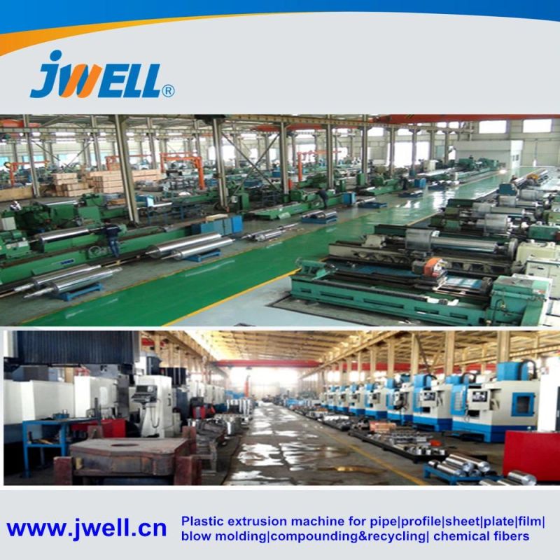 Jwell-PVC Plastic Corrugated Board and Step-Roofing Tile Recycling Making Extrusion Machine