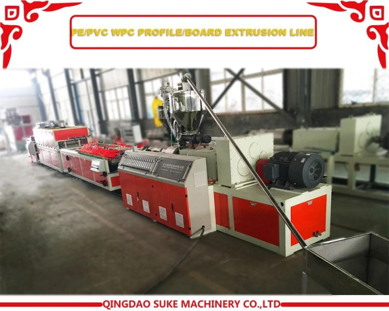 WPC Door Frame Square Decking Floor Profile Plastic Extrusion Machine