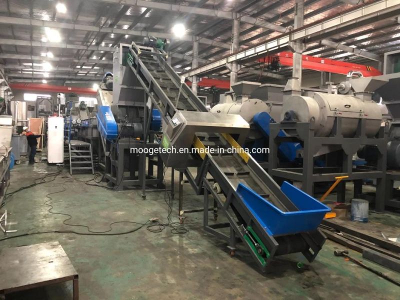 LDPE HDPE PE Film Shredding Crushing Washing Line Woven Bags Plastic Recycling Plant Machine