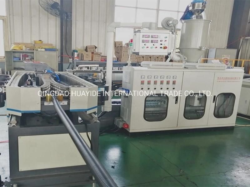 CE Certification PVC Single Wall Corrugated Pipe Production Line