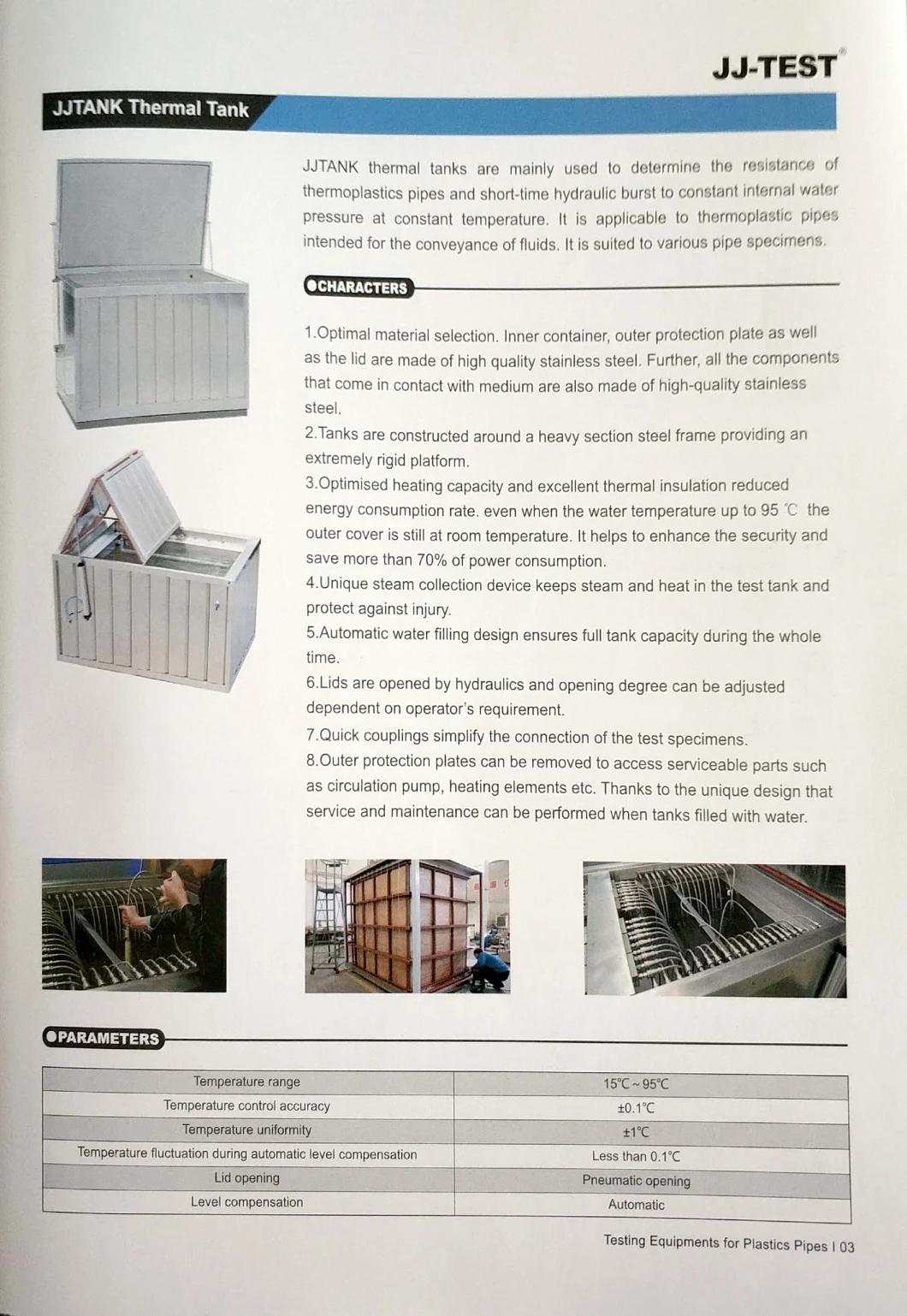 Hydrostatic Plastic Pipe Static Pressure Tester Equipment