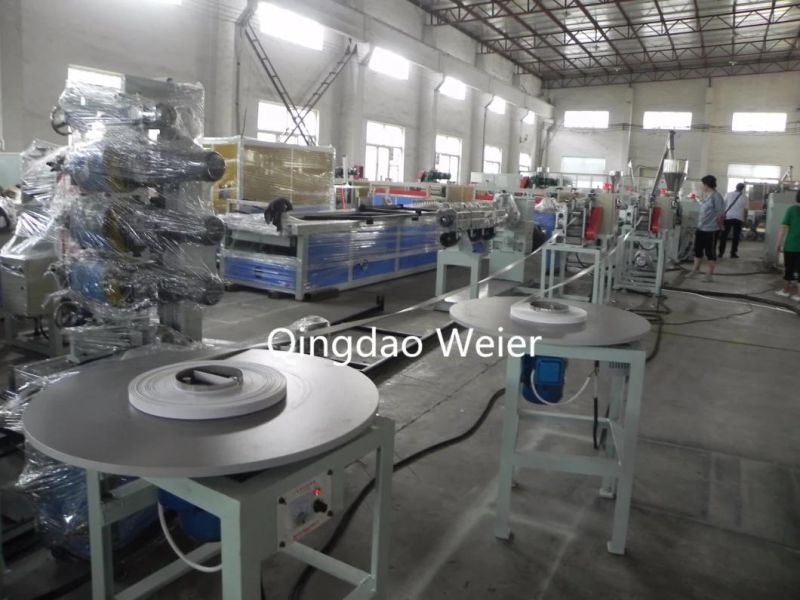 Single Strip PVC Edge Banding Tape Extrusion Machine with Printing Machine