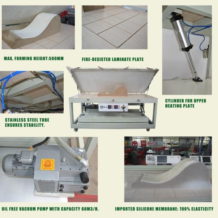 Vacuum Press Low Cost Vacuum Membrane Press Machine for Wood Kitchen Countertop Bar Counter Plane Furniture