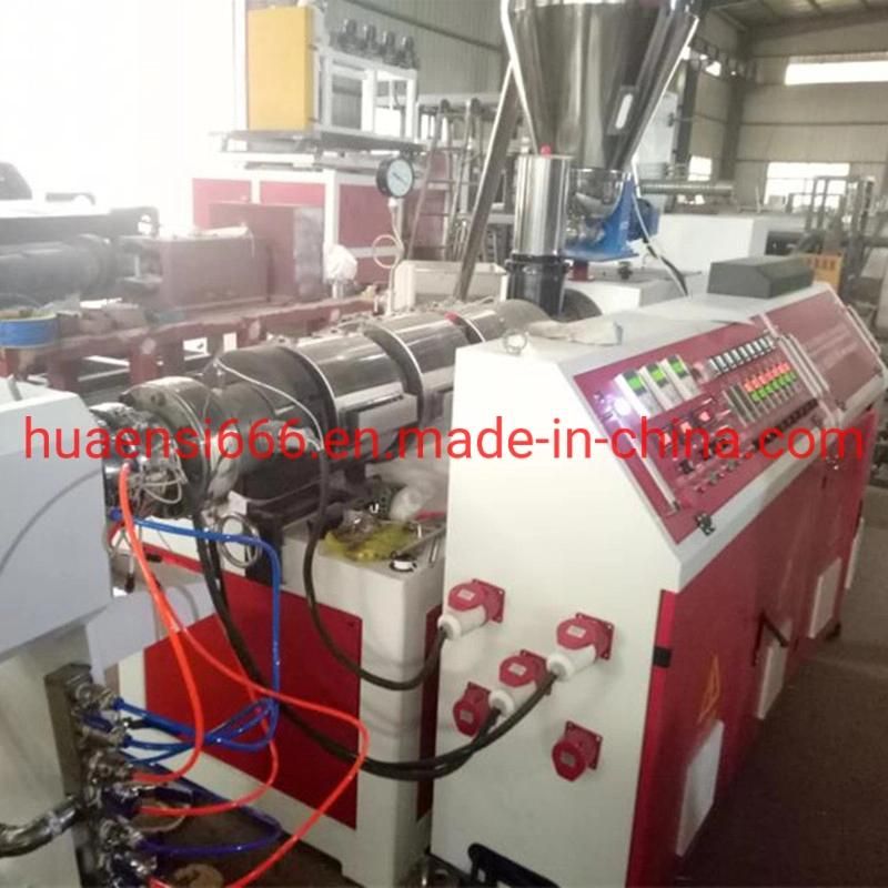 Single-Screw PE Seven Holes Communication Plum Tube Extrusion Line Factory