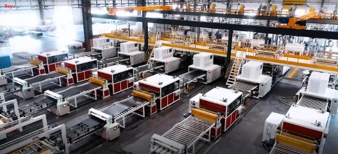 PVC Resin Material Spc Stone Plastic Easy Click Flooring Extruder Machine