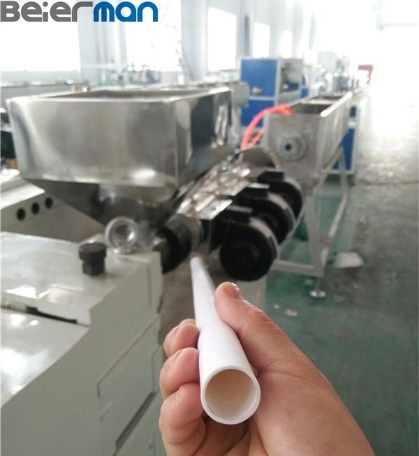 Ce Certificated 9-40mm Small PVC Curtain Rod Pole Pipe Production Line with Single Screw Extruder