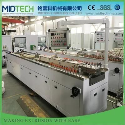 Midtech PVC/UPVC Twin Screw Extruder/Single Screw Extruder Profile Extrusion Line