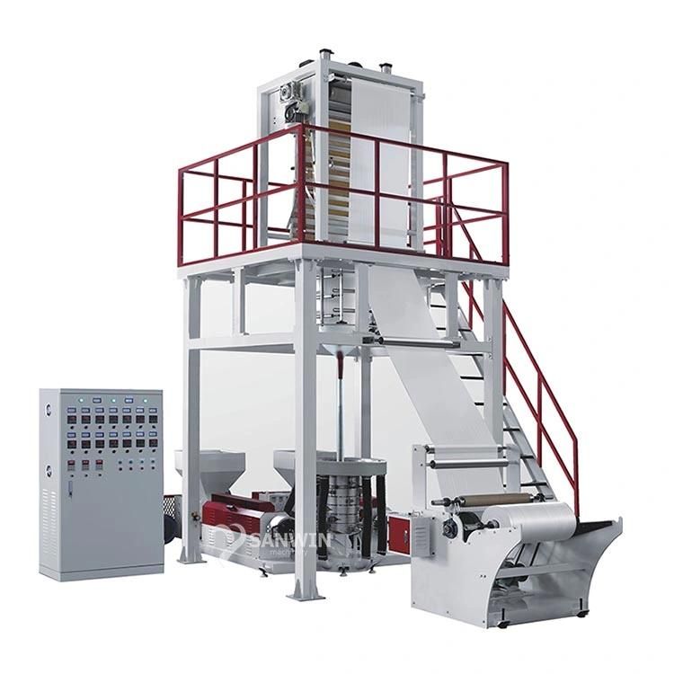 High Speed Automatic Biodegradable Plastic Film Blowing Machine Extruder Film Blown Making Machine