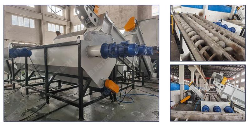 PP PE Film Plastic Recycling Washing Line