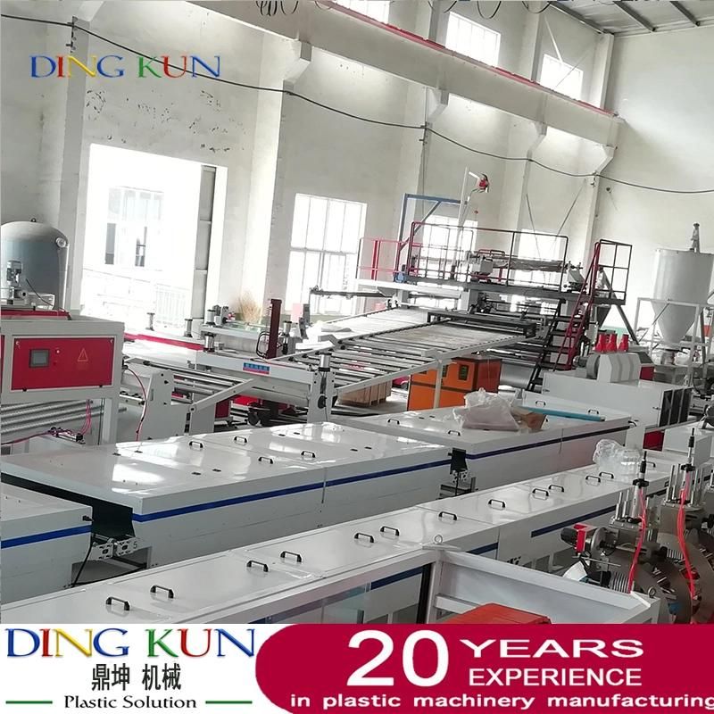 Artificial Marble Extrusion Line Machine for PVC Marble Sheet