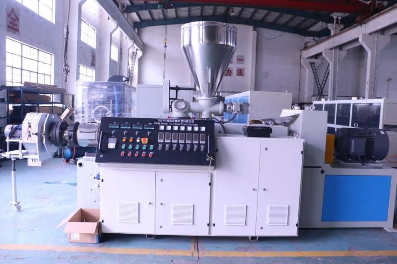 PVC Pipe Double Screw Extruder HDPE Pipe Single Screw Extruder