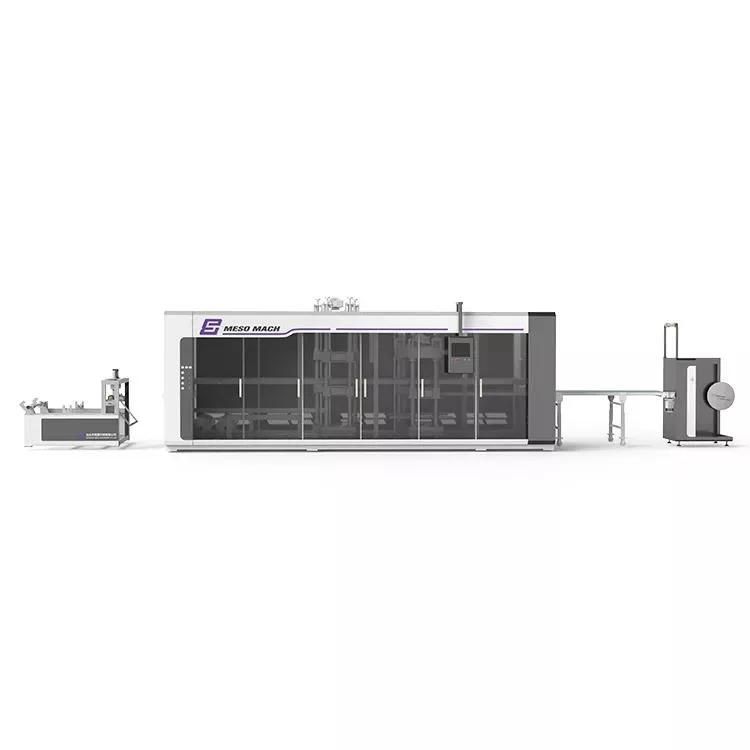 New Design Automatic Multi-Stations Thermoforming Machine Three Station Pressure & Vacuum Forming Machine