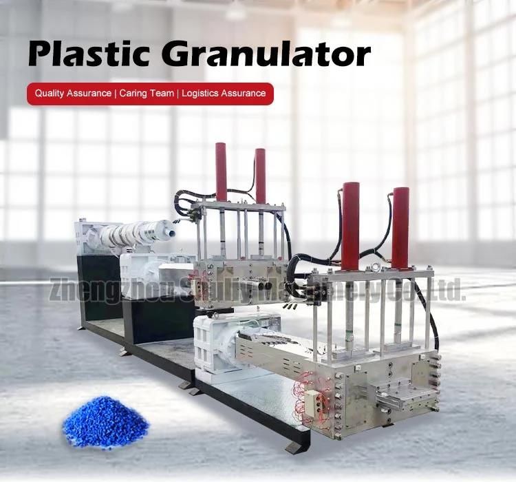 Full Automatical Model 220 180 Waste Film Plastic Extruder with Double Hydraulic Die Head