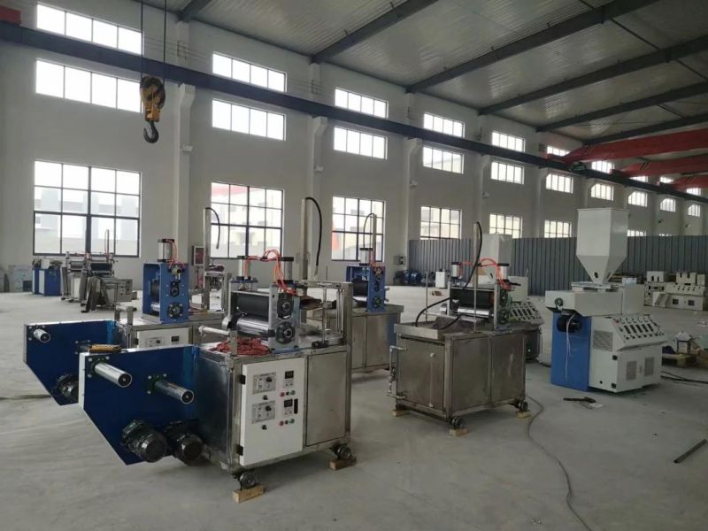 Sj40*25 Horizontal PVC Hot Shrinkable Film Blowing Machine