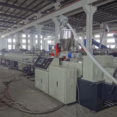 Yatong Customized Plastic PVC Pipe Twin Screw Extruder with Film Packing