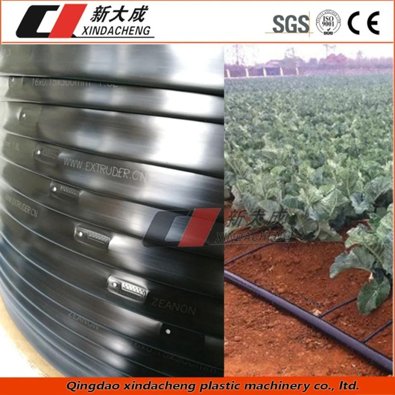 Drip Irrigation Pipe Production Line with Flat Dripper