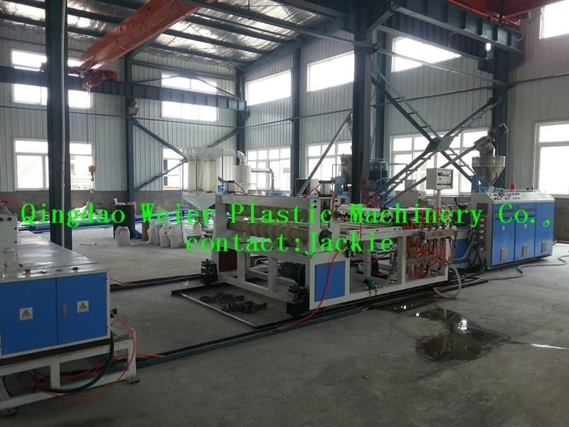 CE Certificated PVC Corrugated Roofing Sheet Machine