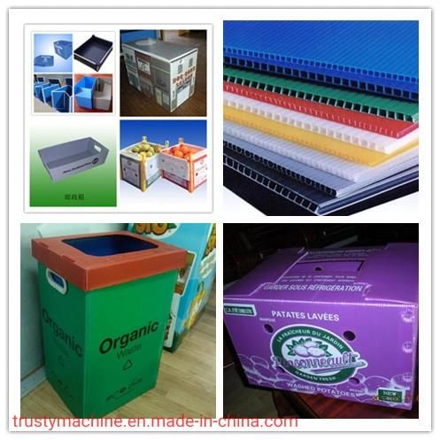 High Quality PP PE Plastic Hollow Board/Corrugated Sheet Extrusion Machinery