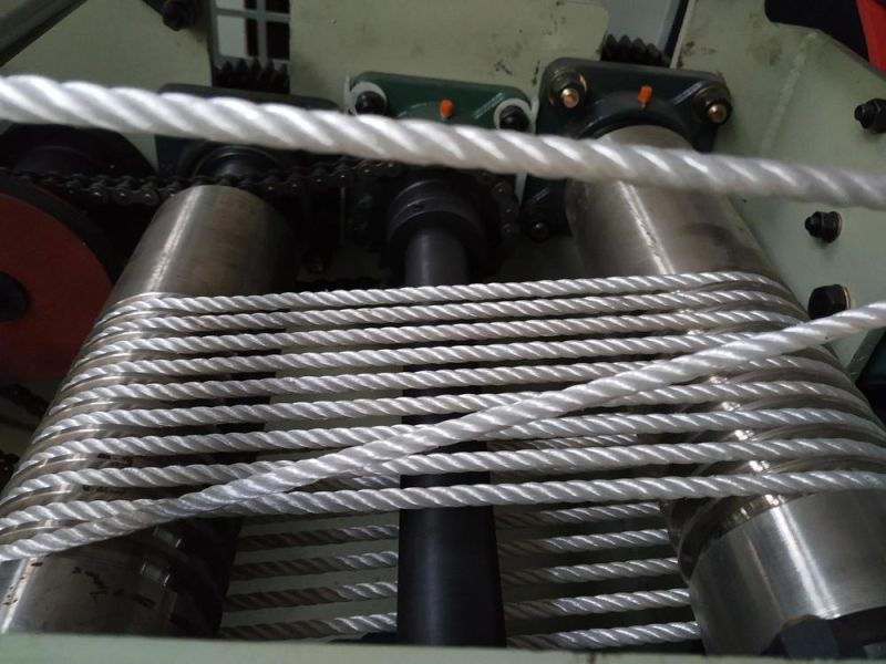 PP Danline PP Raffia PP PE 3 Strand Rope Machine