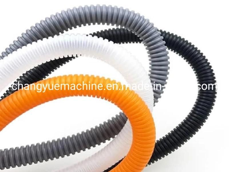 Local Factory PVC Single Wall Corrugated Pipe Extruder Machine