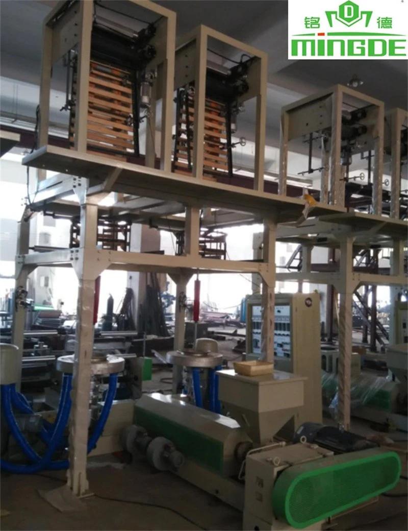 Extrusion Plastic Single Screw Double Head Film Extruder Blowing Machine PE Film Blown Machines