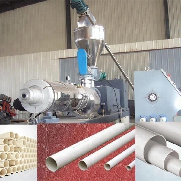 High Effective Conical Double Screw PVC Pipe Extruder Plastic Pipe Machine