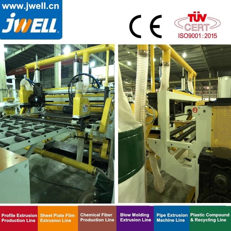 Jwell - GPPS PC PMMA Plastic Sheet & Plate Extrusion Line GPPS PC PMMA Arylic Plastic Sheet/Board/Production/Extrusion/ Extruder Line.