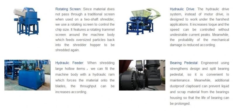 Metal Shredder/Plastic Crusher/Tire Shredder of Recycling Machine/ Gl32100