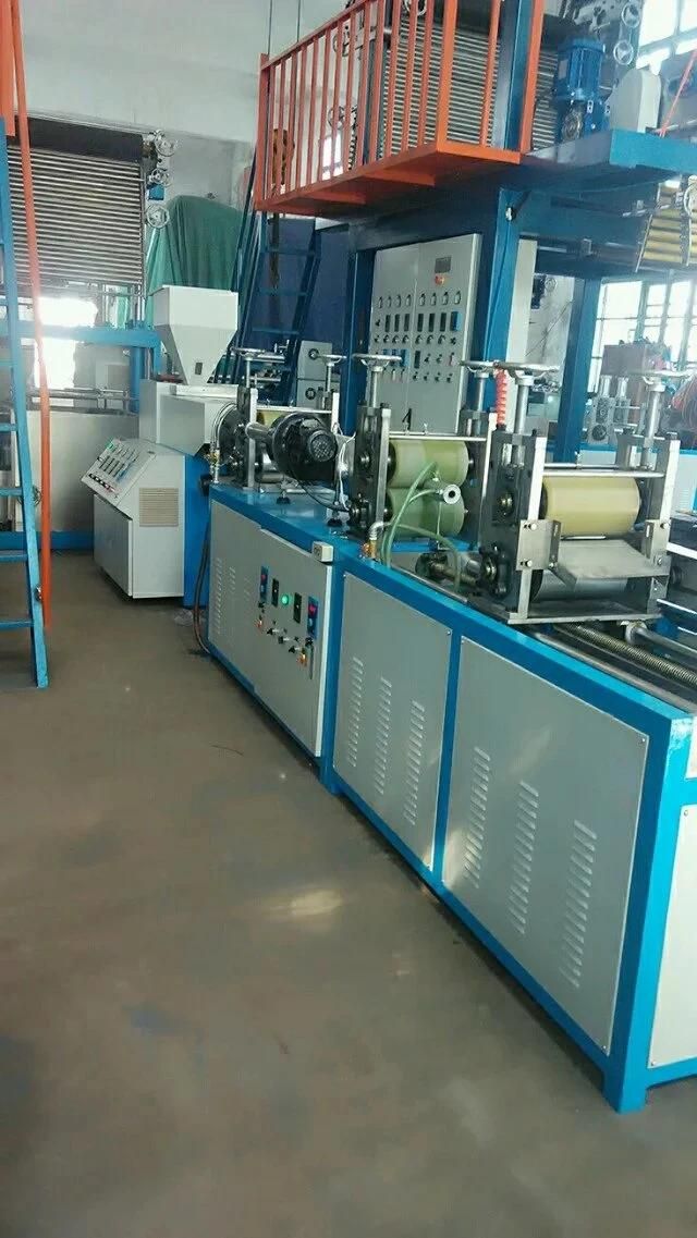 PVC Film Blowing Machine Flat Blow of Barrel Infrared Hot Air Communication