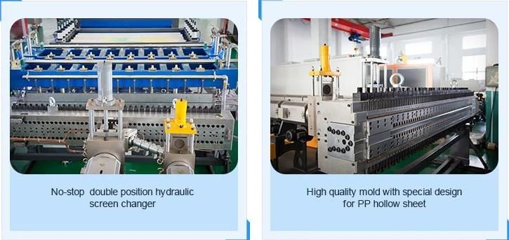 PP Solar Collector Board Hollow Corrugated Sheet Panel Making Machine