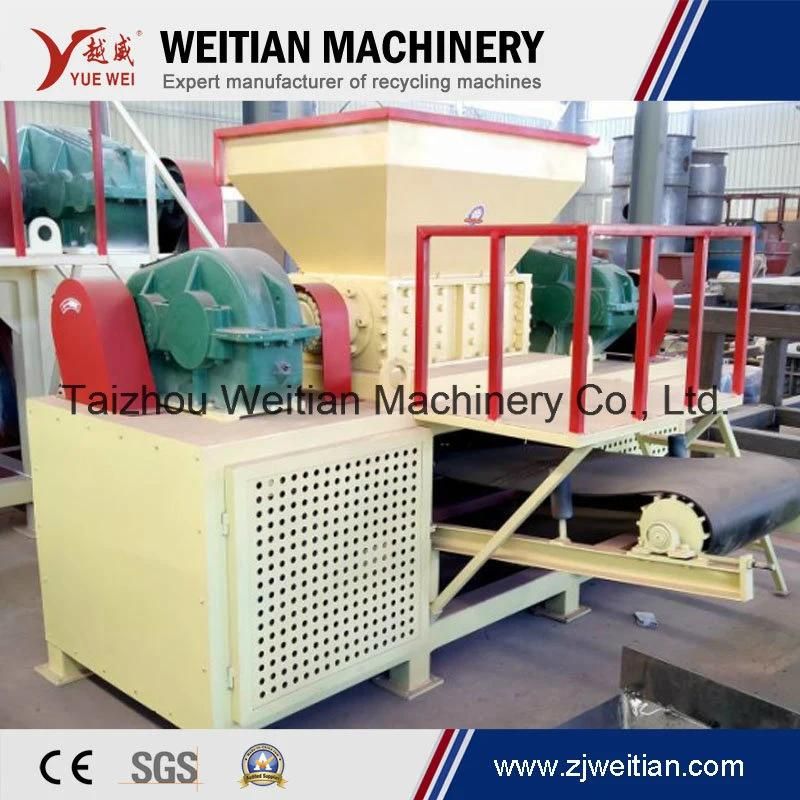 Plastic Shredder/Wood Pallet Shredder/PVC Pipe Pet Bottle Shredder/Block and LDPE Film/Battery/ Waste Rubber Paper Single Double Shafts Shredder