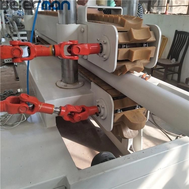 Hot Sale in Africa PVC Rain Water Gutter Profile Extrusion Line with Conical Twin Screw Extruder